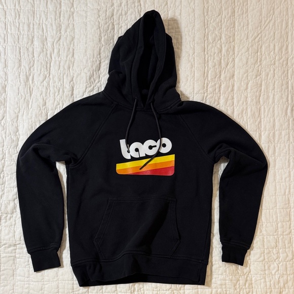 HUCKBERRY X TACOMA “10-Year” Hoodie in Black - Picture 1 of 11